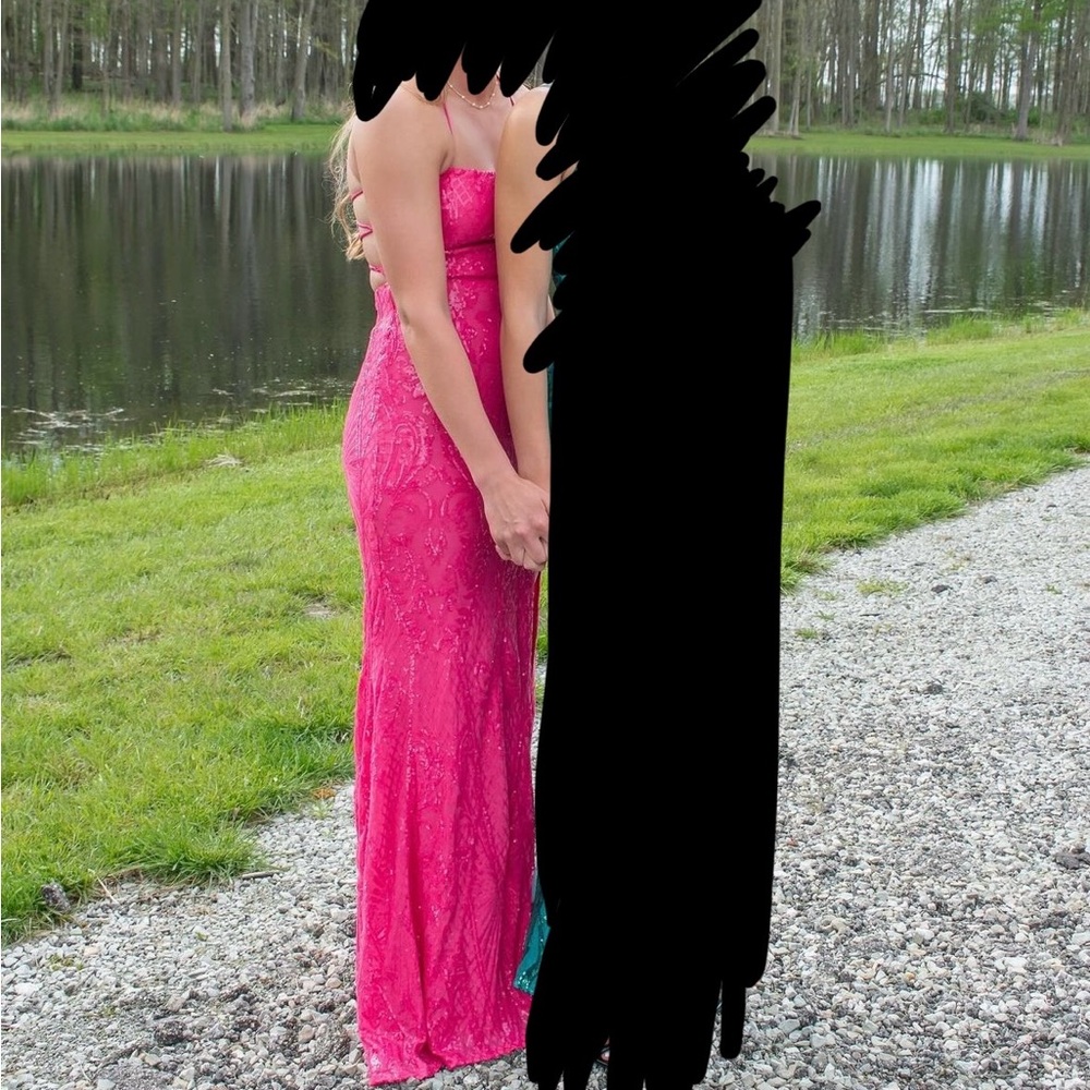 Size Small Pink Windsor Prom dress WORN ONCE